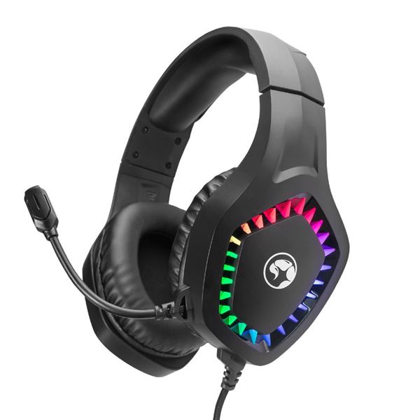 Imagen de Auricular Marvo H8360 Tactic 20 Rgb Bk