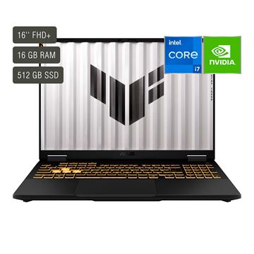 Imagen de Notebook Gamer Asus Tuf 16'' Core I7 16gb 512gb Win11 Rtx5050