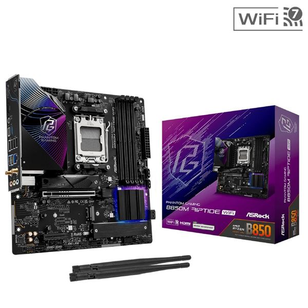 Imagen de Motherboard Asrock B850m Riptide Wifi DDR5 AM5