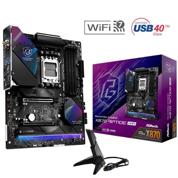 Imagen de Motherboard AMD AM5 DDR5 Asrock X870 Riptide Wifi