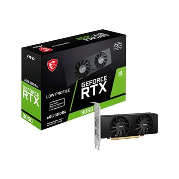 Imagen de MSI GeForce RTX 3050 LP 6GB GDDR6 Doble Ventilador