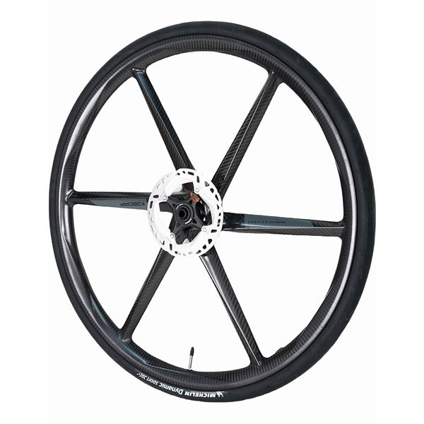 Imagen de Rueda Delantera Carbono Deca 6 Rayos