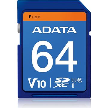 Imagen de Memoria SD Adata Premier UHS-I 64GB C10