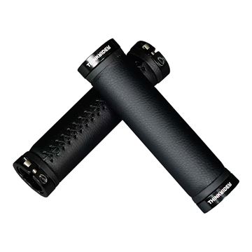 Imagen de Puños De Cuero Sintético Para Bicicleta Thinkrider Antideslizantes