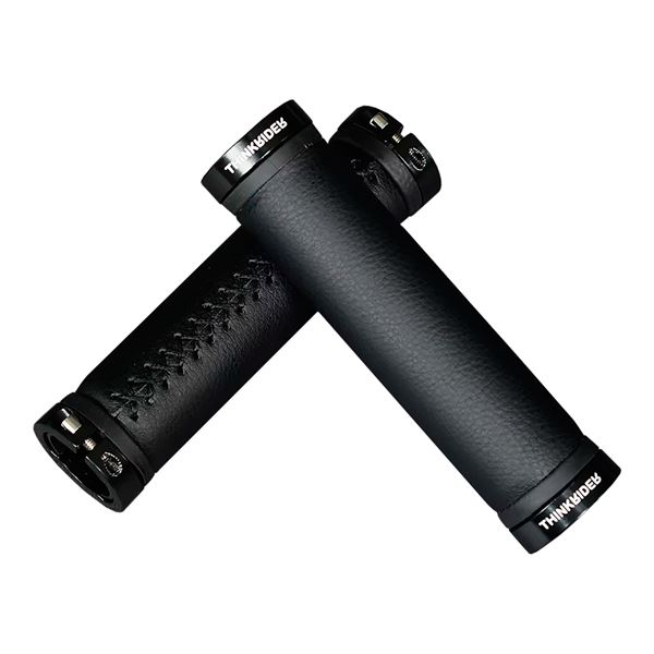 Imagen de Puños De Cuero Sintético Para Bicicleta Thinkrider Antideslizantes