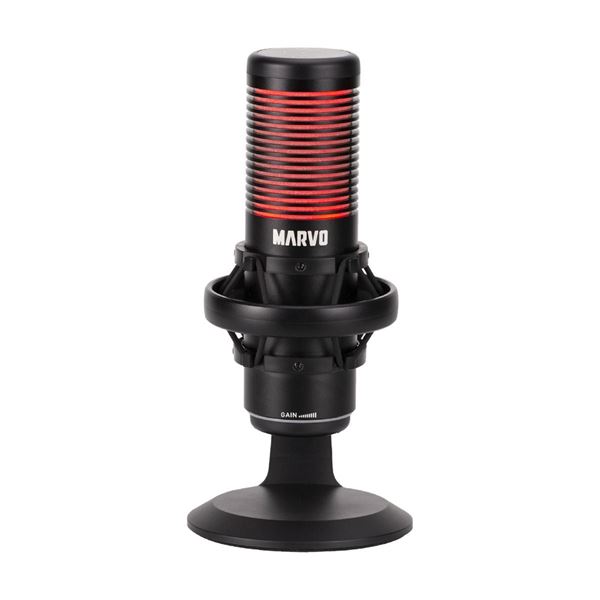 Imagen de Micrófono Marvo Mic-07 USB RGB Bk