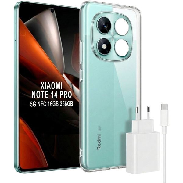 Imagen de Xiaomi Redmi Note 14 Pro 5G NFC 16GB 256GB Cargador y Funda