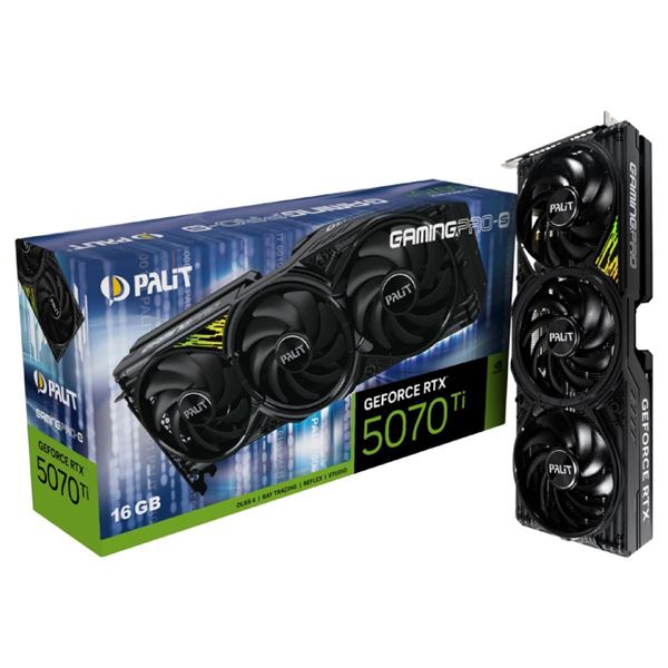 Imagen de Tarjeta Palit Geforce Rtx 5070ti Gamingpro-s 16gb
