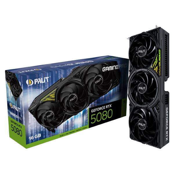 Imagen de Tarjeta Palit Geforce Rtx 5080 Gamingpro 16gb V1