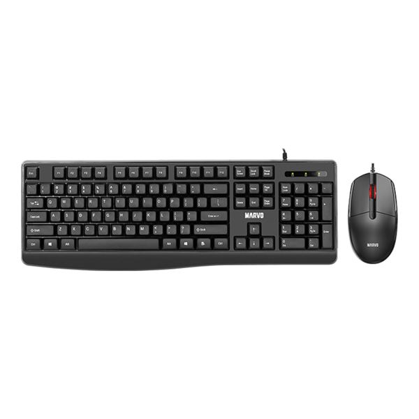 Imagen de Combo Cableado Marvo 2en1 Mouse y Teclado Cm009 Español