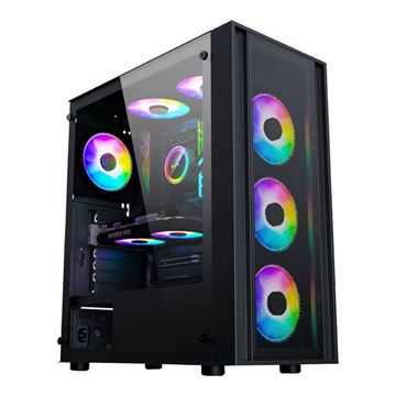 Imagen de Gabinete Gaming Marvo Ca-123 Panel RGB Mid Tower Atx