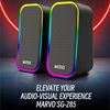Imagen de Parlantes Gaming Usb Pc Marvo Sg-285 Con Iluminación Rgb 6w