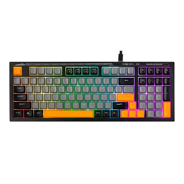 Imagen de Teclado Gaming Español Marvo Kg638b Membrana Iluminación