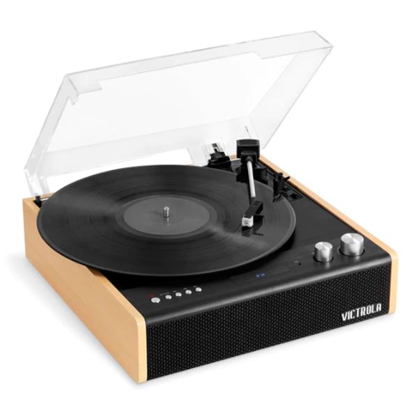 Imagen de Tocadiscos Victrola Bluetooth Dual Parlantes Estéreo