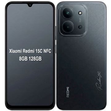Imagen de Xiaomi Redmi 15C NFC 6.9" 8GB 128GB Cargador rapido y funda Pantalla 120Hz