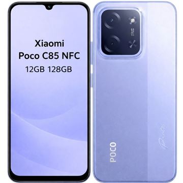 Imagen de Xiaomi Poco C85 NFC 12GB 128GB Cargador Funda Azul