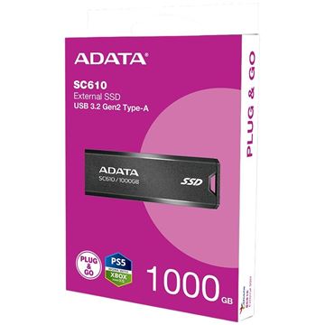 Imagen de Ssd Externo Adata Sc610 2tb Usb 3.2 550/500