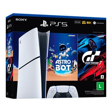 Imagen de Consola Digital Ps5 Slim 16gb 825gb Astro Bot + Gran Turismo 7
