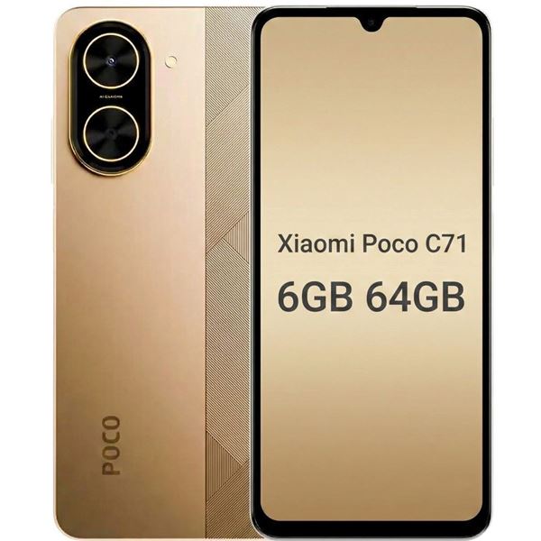 Imagen de Xiaomi Poco C71 6GB 64GB Dual Cargador y Funda