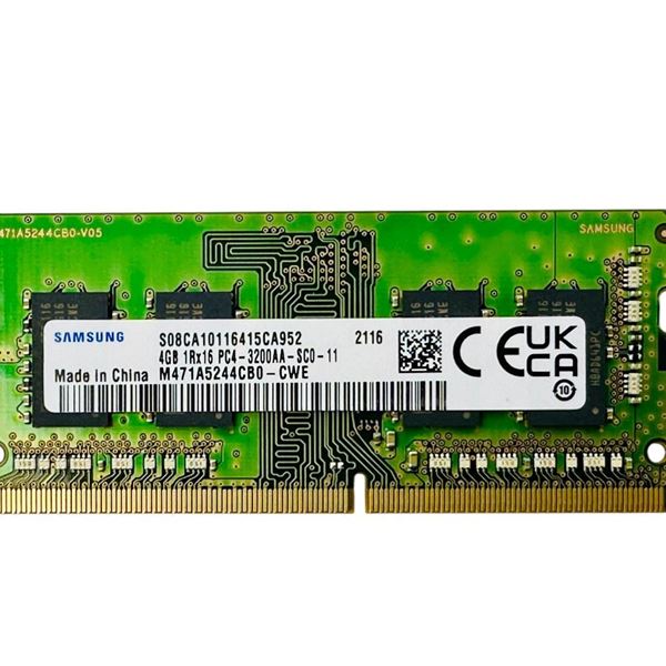 Imagen de Memoria Samsung 4GB 3200 Sodimm Notebook M471A5244CB0-CWE