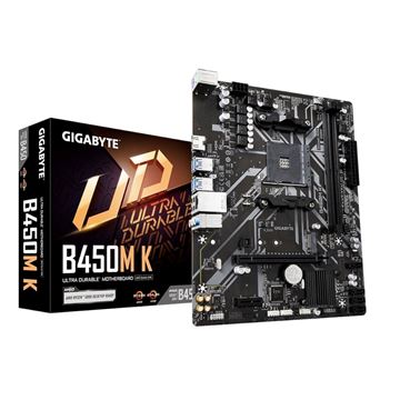 Imagen de Motherboard Gigabyte B450M K AMD AM4 DDR4
