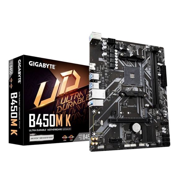 Imagen de Motherboard Gigabyte B450M K AMD AM4 DDR4