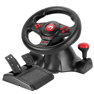 Imagen de Volante Marvo Gt-903 Pc Ps4 Ps3 Xbox Switch Black