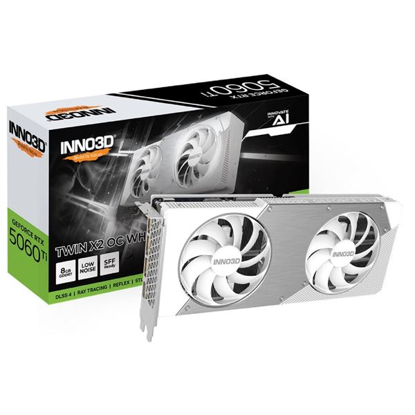 Imagen de Tarjeta Inno3d Geforce Rtx 5060 Ti 8gb Twin X2 Wh