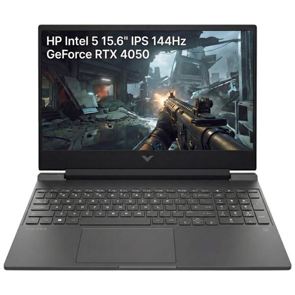 Imagen de Notebook Gamer HP Intel i5 RTX 4050 SSD 15.6" IPS 144Hz