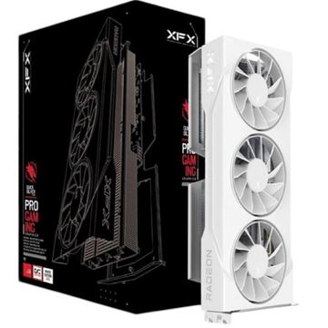 Imagen de Tarjeta Video Xfx Radeon Rx 9060 Xt 16gb Swift Gddr6 Blanca