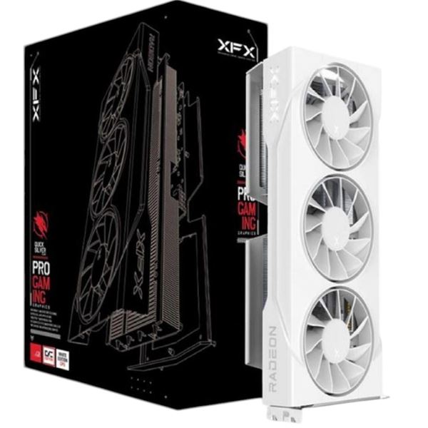 Imagen de Tarjeta Video Xfx Radeon Rx 9060 Xt 16gb Swift Gddr6 Blanca