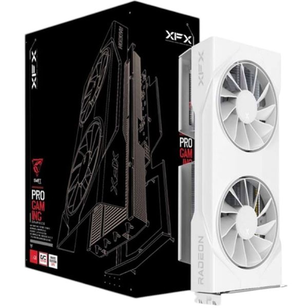 Imagen de Tarjeta Video Xfx Radeon Rx 9060 Xt 8gb Swift Gddr6 Blanca