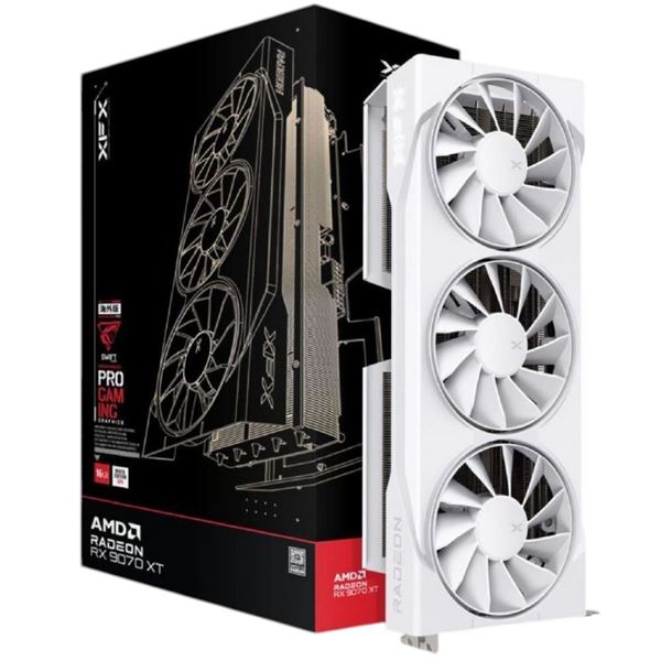 Imagen de Tarjeta Video Xfx Radeon Rx 9070 Xt 16gb Swift Gddr6 Blanca