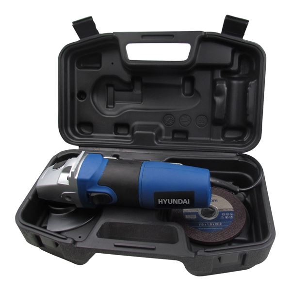 Imagen de Amoladora Angular Hyundai Hyag317 800W 115mm + 10 Discos