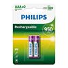 Imagen de Pila Philips R03b2a95/97 950mAh 1,2V Pack X2