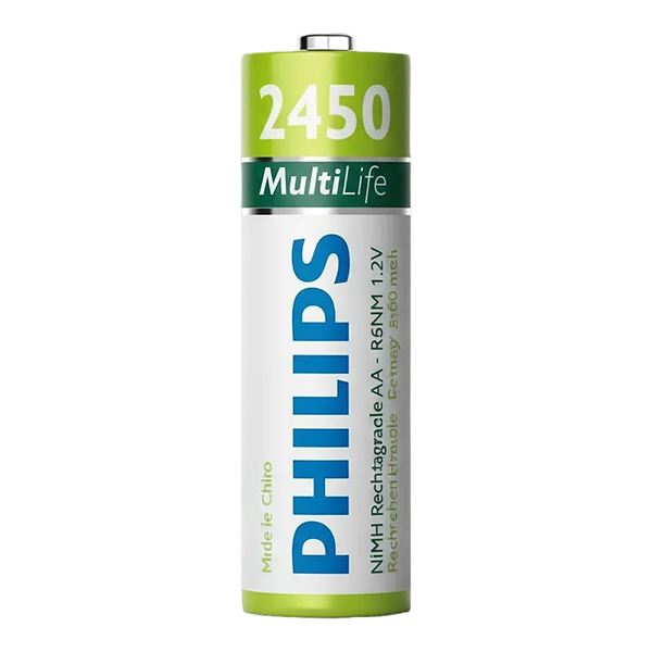Imagen de Pila Philips R6b2a245/97 2450mAh 1,2V Pack X2