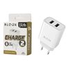Imagen de Cargador De Pared Usb Bloox Charge 2 Usb 2.4A