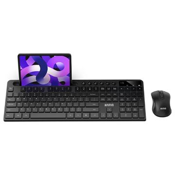 Imagen de Combo Marvo Kc411w Teclado + Mouse Sp Inalámbrico