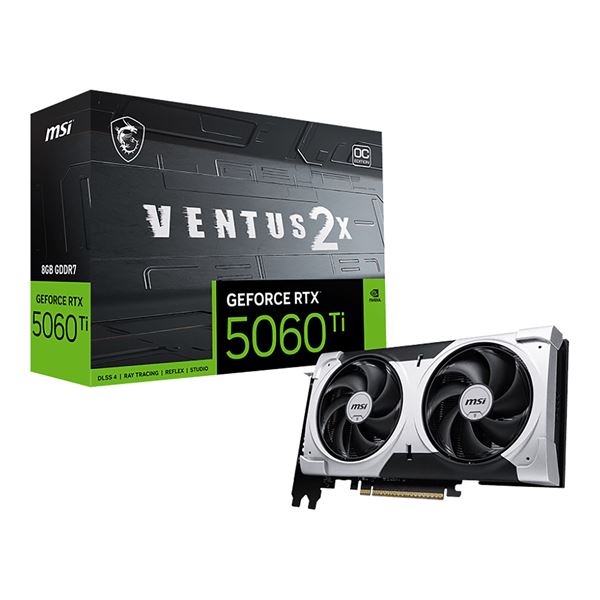 Imagen de Tarjeta de Video MSI RTX 5060TI 8GB GDDR7 Nvidia GeForce