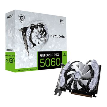 Imagen de Tarjeta de Video Msi Nvidia GeForce RTX5060 8gb GDDR7 Cyclone OC