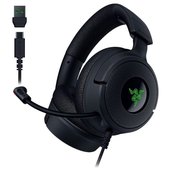 Imagen de Auricular Gamer Razer Para Play 5 y PC Kraken V4 X Wire RGB