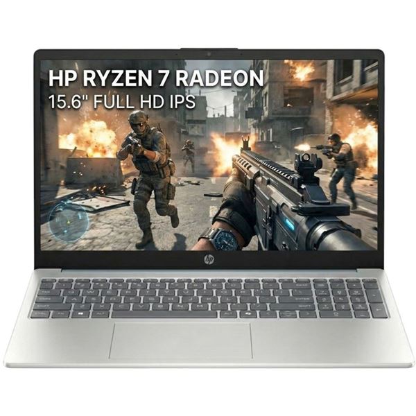 Imagen de Notebook Gamer HP Ryzen 7 Radeon 8GB 512GB SSD 15.6" IPS