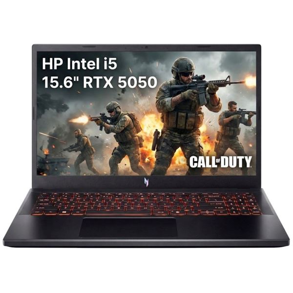 Imagen de Notebook Gamer Acer Intel i5 RTX 5050 16GB SSD 15.6" IPS