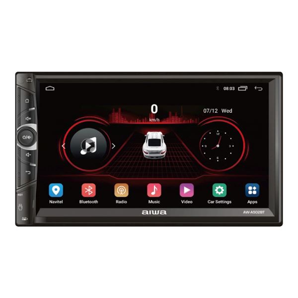 Imagen de Radio Para Auto Con Pantalla 7'' Aiwa Awa502bt 4x50w Wifi Bt Gps
