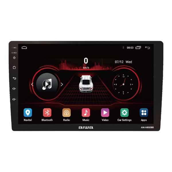 Imagen de Radio Para Auto Con Pantalla 9'' Aiwa Awa802bs 4x50w Wifi Bt Gps