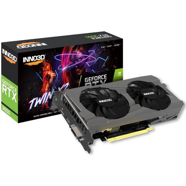 Imagen de Tarjeta Inno3d Geforce Rtx 3050 6gb Twin X2 V2