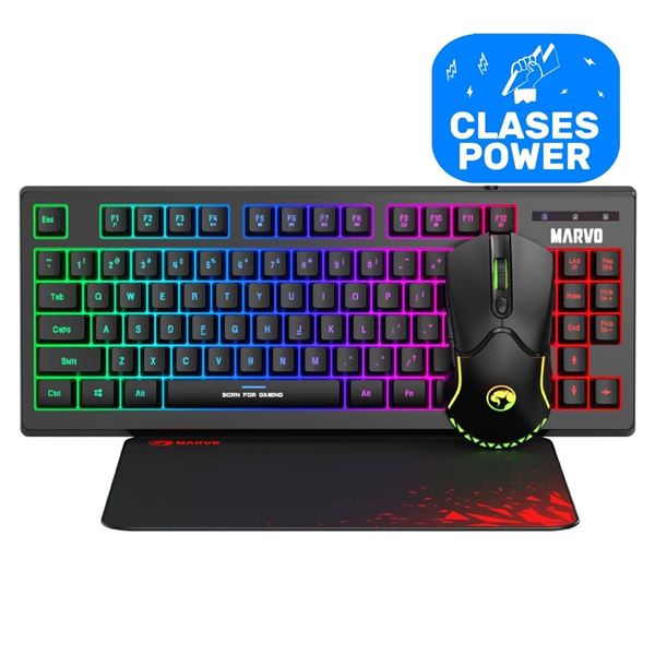 Imagen de Combo Gaming Marvo CM310-SP 3 en 1 Español