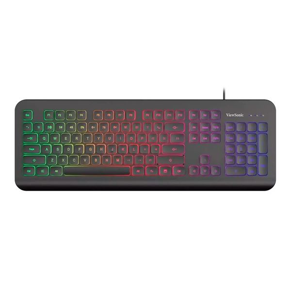 Imagen de Teclado Gaming Usb A ViewSonic Ku315 Español Membrana Rgb