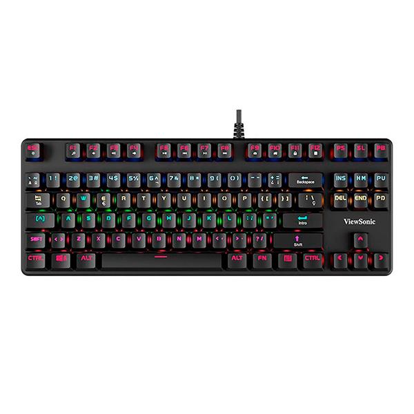 Imagen de Teclado Gaming Usb A ViewSonic Ku520 Inglés Mecánico Rgb