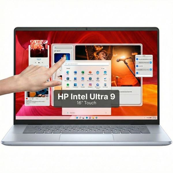 Imagen de Notebook Dell Intel Ultra 9 16GB SSD 16" FHD+ Touch IPS